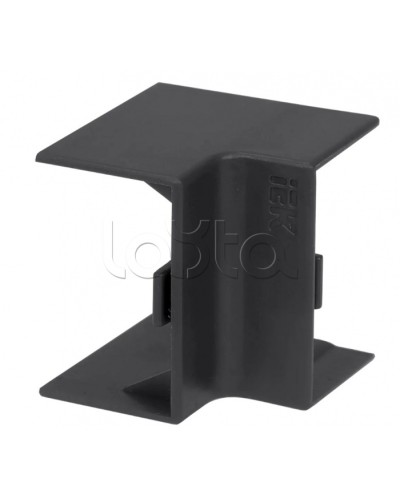 ELECOR Угол внутренний КМВ 60х40 черный (4шт/компл) IEK (EL-KK10D-V-060-040-K02) в Калуге Аксессуары для кабель-канала Pintop.ru