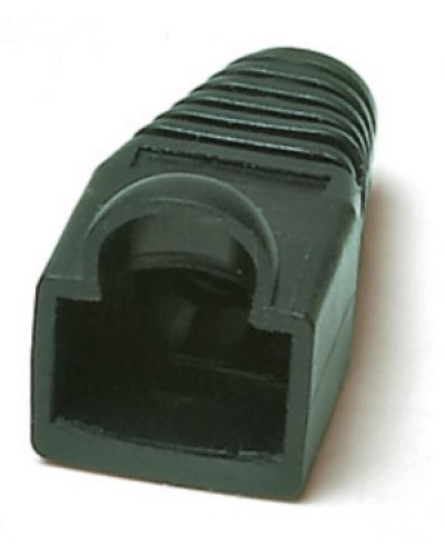 Изолирующий колпачок для разъемов RJ-45, черный (10 шт.) Hyperline BOOT-BK-10 в Калуге Коннекторы и разъемы Pintop.ru