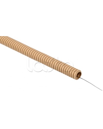 ELASTA Труба гофр. ПВХ d=20мм с зондом сосна (25м) IEK (ET-TG21-121-020-025-K34) в Калуге Труба гофрированная Pintop.ru