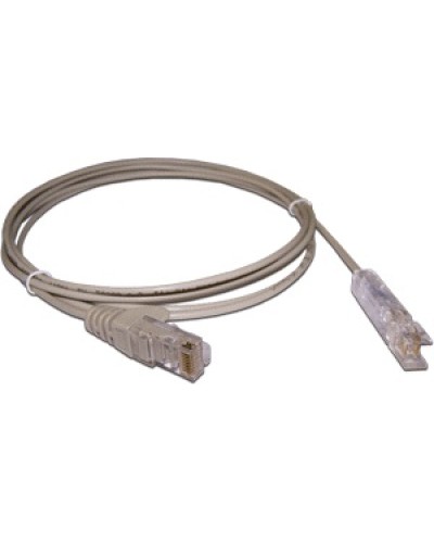 Патч-корд 110 тип - RJ45, 1 пара, UTP, 1 м LANMASTER LAN-45-P1-1m в Калуге Патч-корды и пигтейлы Pintop.ru