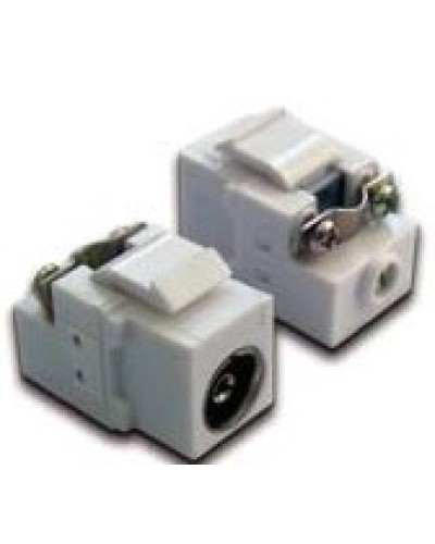 Вставка Keystone TV-розетка, винтовое соединение, белая LANMASTER LAN-OK-TV/S-WH в Калуге Коннекторы Pintop.ru