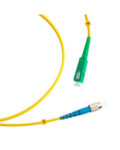 Шнур оптический simplex SC/APC-FC/UPC 9/125 sm 15м LSZH Cabeus FOP(s)-9-SC/APC-FC/UPC-15m в Калуге Патч-корды оптические Pintop.ru