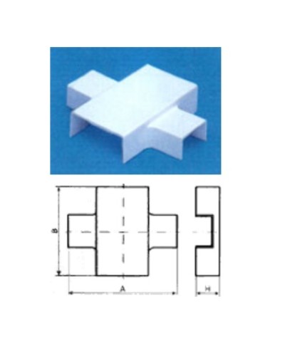 Х-переходник 39x18 на 24x14 TWT TWT-CT39/24-XT-WH в Калуге Аксессуары для кабель-канала Pintop.ru