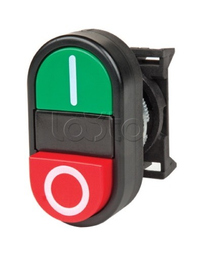 Кнопка двойная плоская с линзой для подсветки DKC ABFLM в Калуге Кнопки выхода Pintop.ru