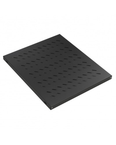 Полка стационар. 19, для шкафов глуб. 600, 370мм, нагрузка 50 кг, чер. Datarex DR-421111 в Калуге Полки для шкафов и стоек Pintop.ru