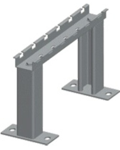 Рама напольная для лотка шириной 150мм LANMASTER LAN-MT-KR150-EZ в Калуге Аксессуары для лотков Pintop.ru