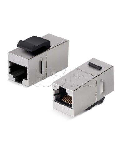 Адаптер проходной Cabeus CA-KJ-8p8c-C5e-SH в Калуге Проходные адаптеры RJ-45 и разветвители Pintop.ru