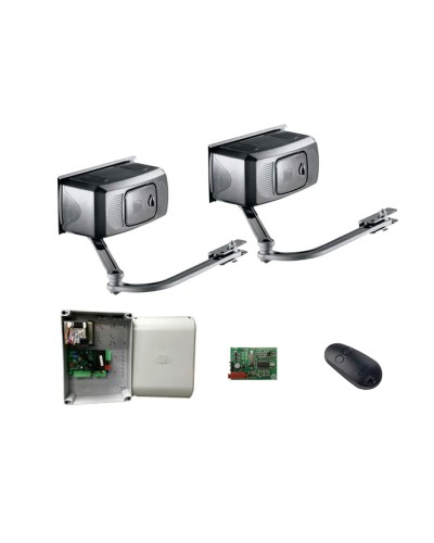 Комплект автоматики для двухстворчатых распашных ворот Came F1000 KIT на основе привода F1000 (блок управления ZF1N, радиоуправление) в Калуге Автоматизация ворот Pintop.ru