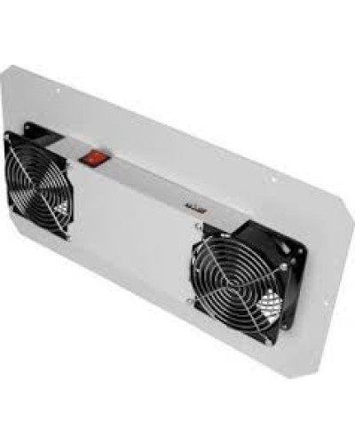 Блок вентиляторный TLK (TLK-FAN2-TERM-GY) для настенных шкафов серии TWC и TWA в Калуге Вентиляторные модули Pintop.ru