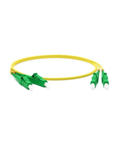 Патч-корд волоконно-оптический одномодовый SM 9/125 (OS2), LC/APC-LC/APC, duplex, LSZH, 5 м Hyperline FC-D2-9-LC/AR-LC/AR-H-5M-LSZH-YL в Калуге Патч-корды оптические Pintop.ru