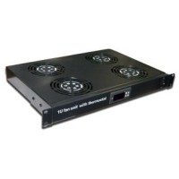 Блок 3-х вентиляторов 19", с подшипниками, с термостатом, 1U TWT TWT-CBB-FANB3-RACK-T