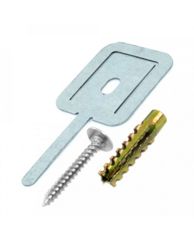 Комплекты для крепления ОКЛ с использованием самореза, дюбеля и хомута FR ПР-40 (100 шт) Промрукав PR08.5201 в Калуге Огнестойкие кабельные линии Pintop.ru